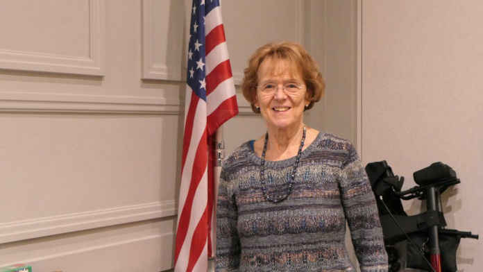 Dr. Pat Lillis, Dept. 1st Jr. Vice Commander and Chair of the Dept. Women Veterans Committee (Chapter 57)
